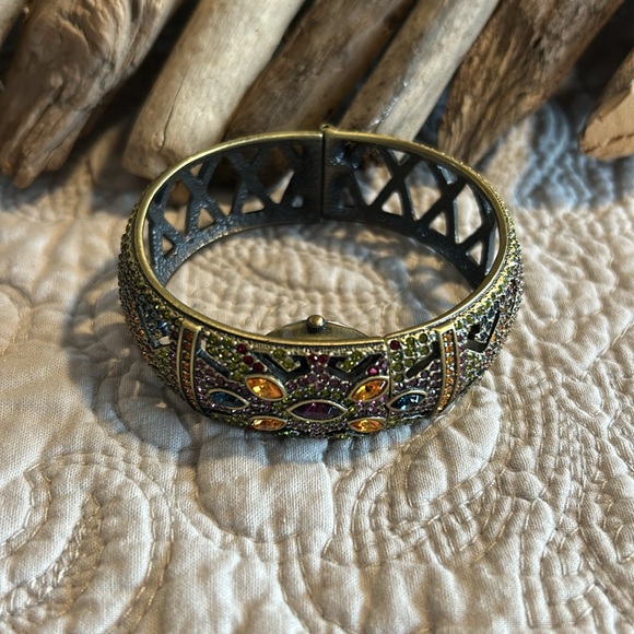 Vintage Heidi Daus Cuff with Hidden Watch - Picture 5 of 6